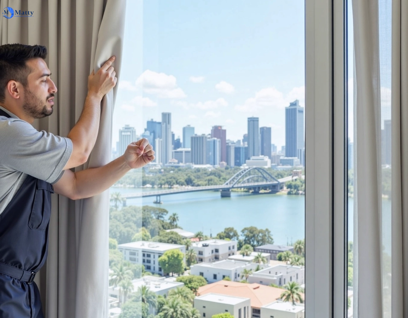 Professional curtain steam cleaning service liberty-grove-nsw QLD by Matty Curtain Cleaning